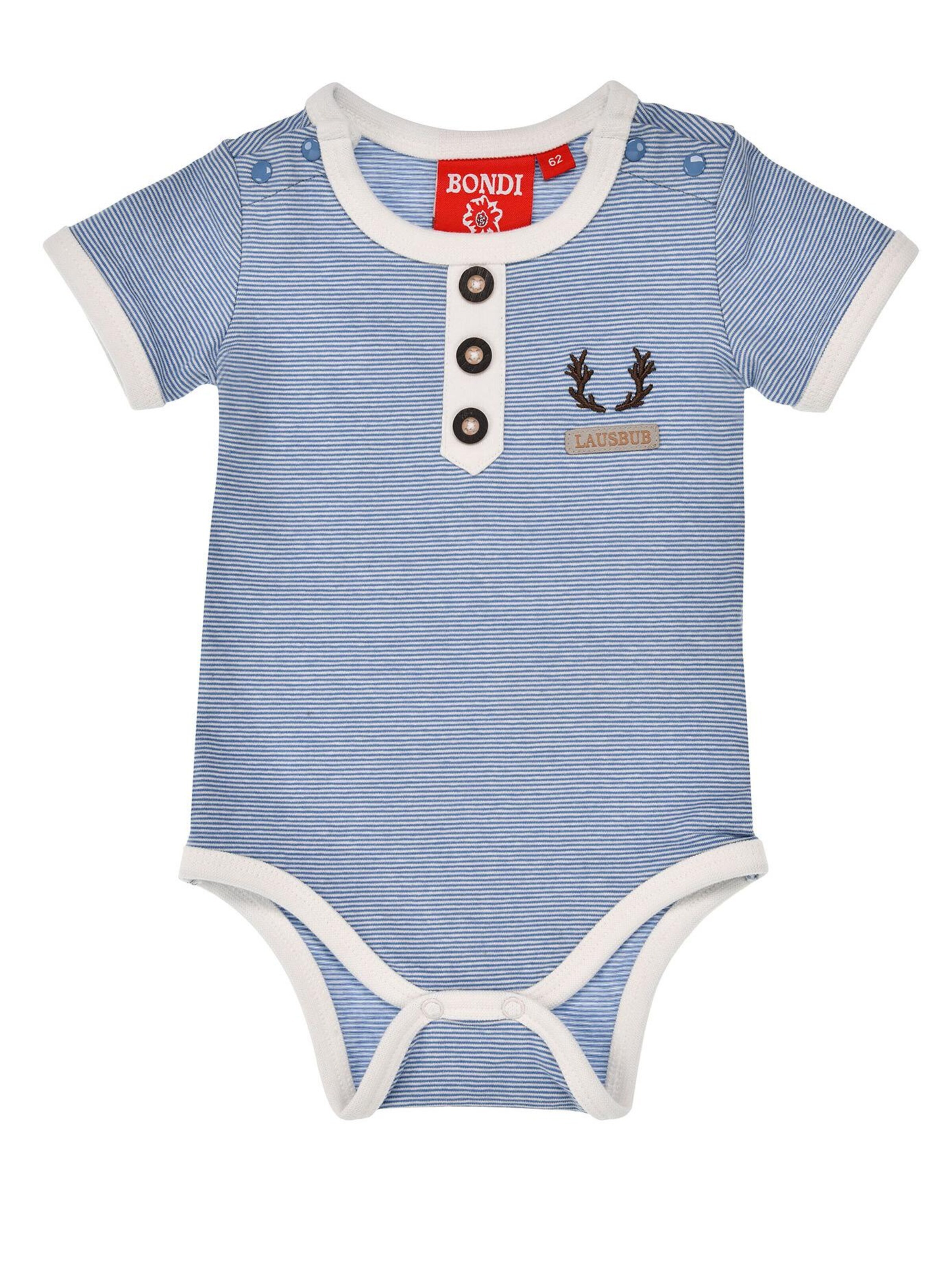 BONDI Strampler/Body‌‌‌ in Blau: Vorderseite