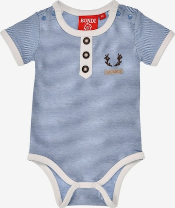 BONDI Strampler/Body in Blau: Vorderseite