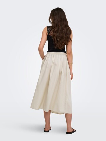 Gonna 'ONLIsola' di ONLY in beige