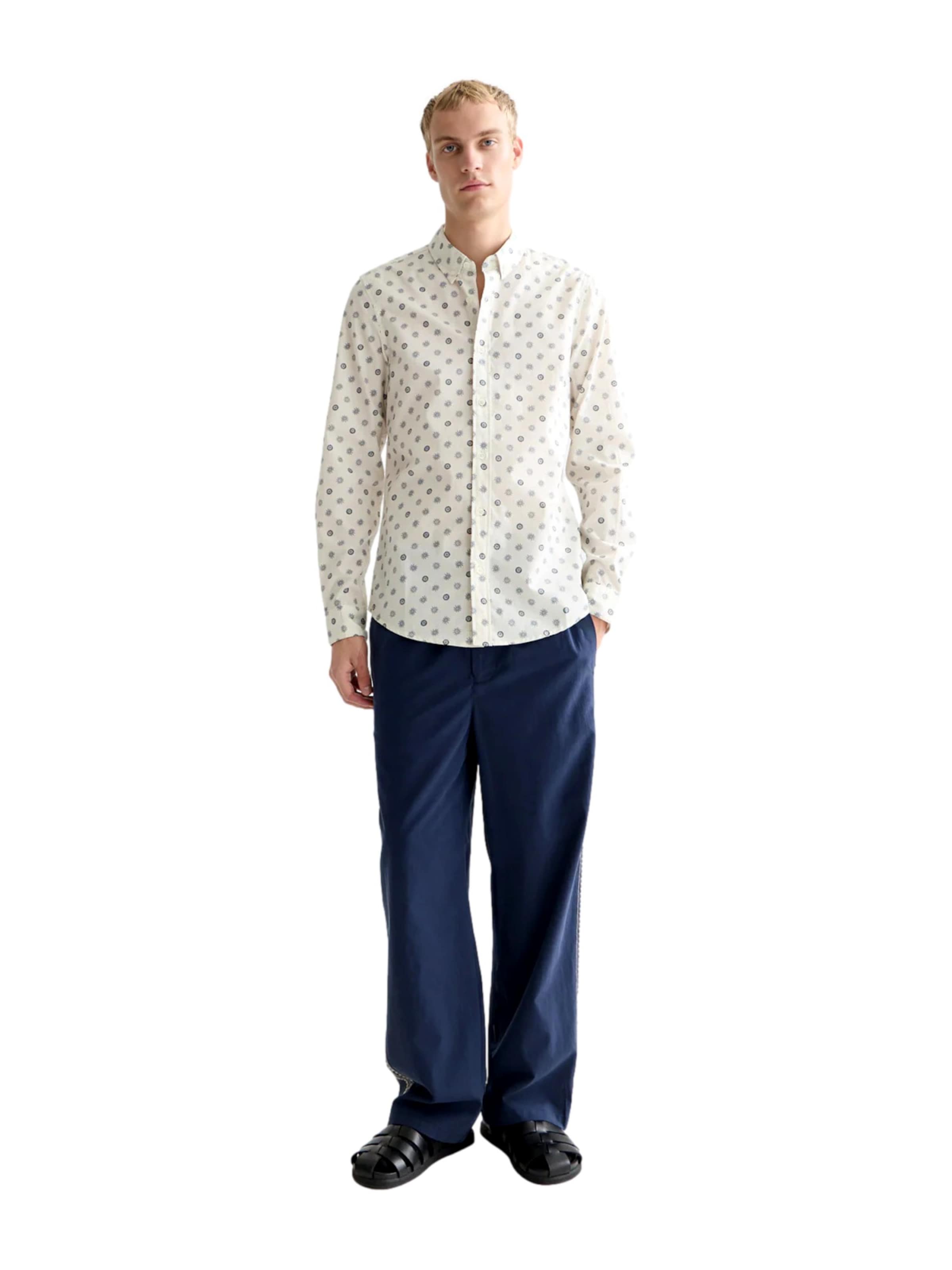 SCOTCH & SODA Slim Fit Hemd in Beige