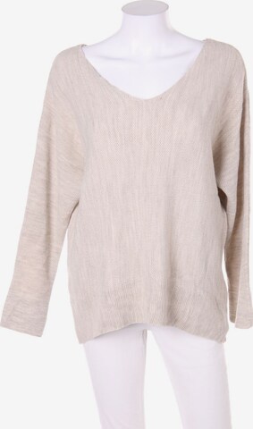 Blind date Batwing-Pullover XXL in Beige: predná strana