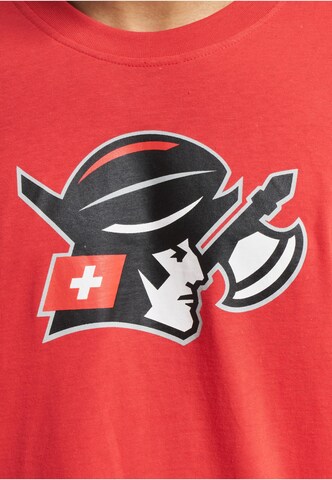 DEF Shirt 'DefShop x European League of Football Helvetic Guards' in Rood