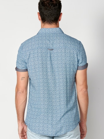 KOROSHI - Ajuste regular Camisa en azul