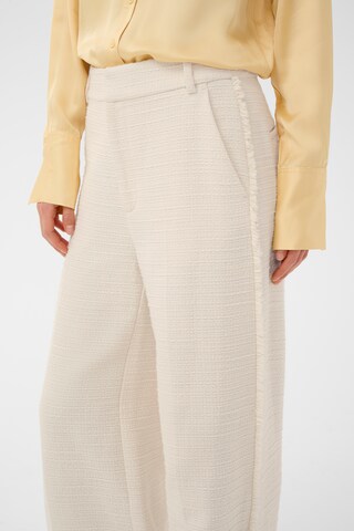 Wide Leg Pantalon 'CheyanneIW' InWear en blanc