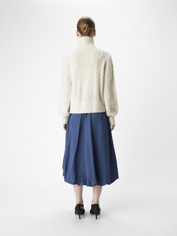 OBJECT Knit cardigan 'OBJNete' in Beige