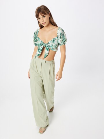 Nasty Gal Shirt in Green