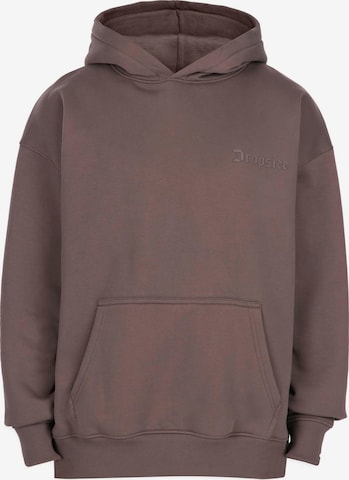 Dropsize Sweatshirt in Bruin: voorkant