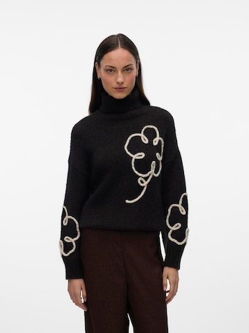 VERO MODA Sweater 'FATIMA' in Brown: front