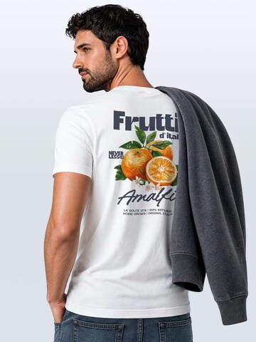 Neverless Shirt 'Frutti di italia' in White