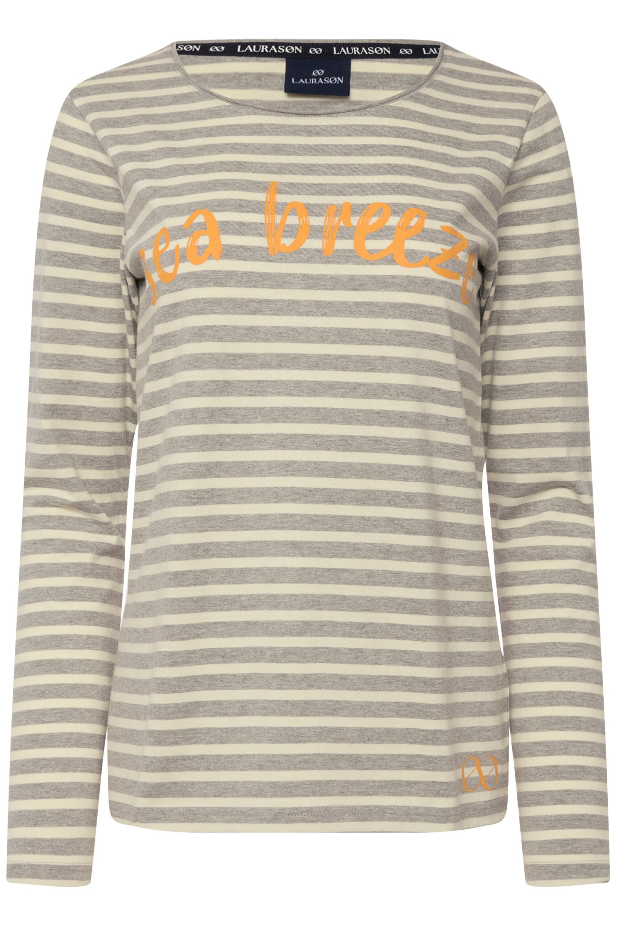 LAURASØN Shirt in Beige: voorkant