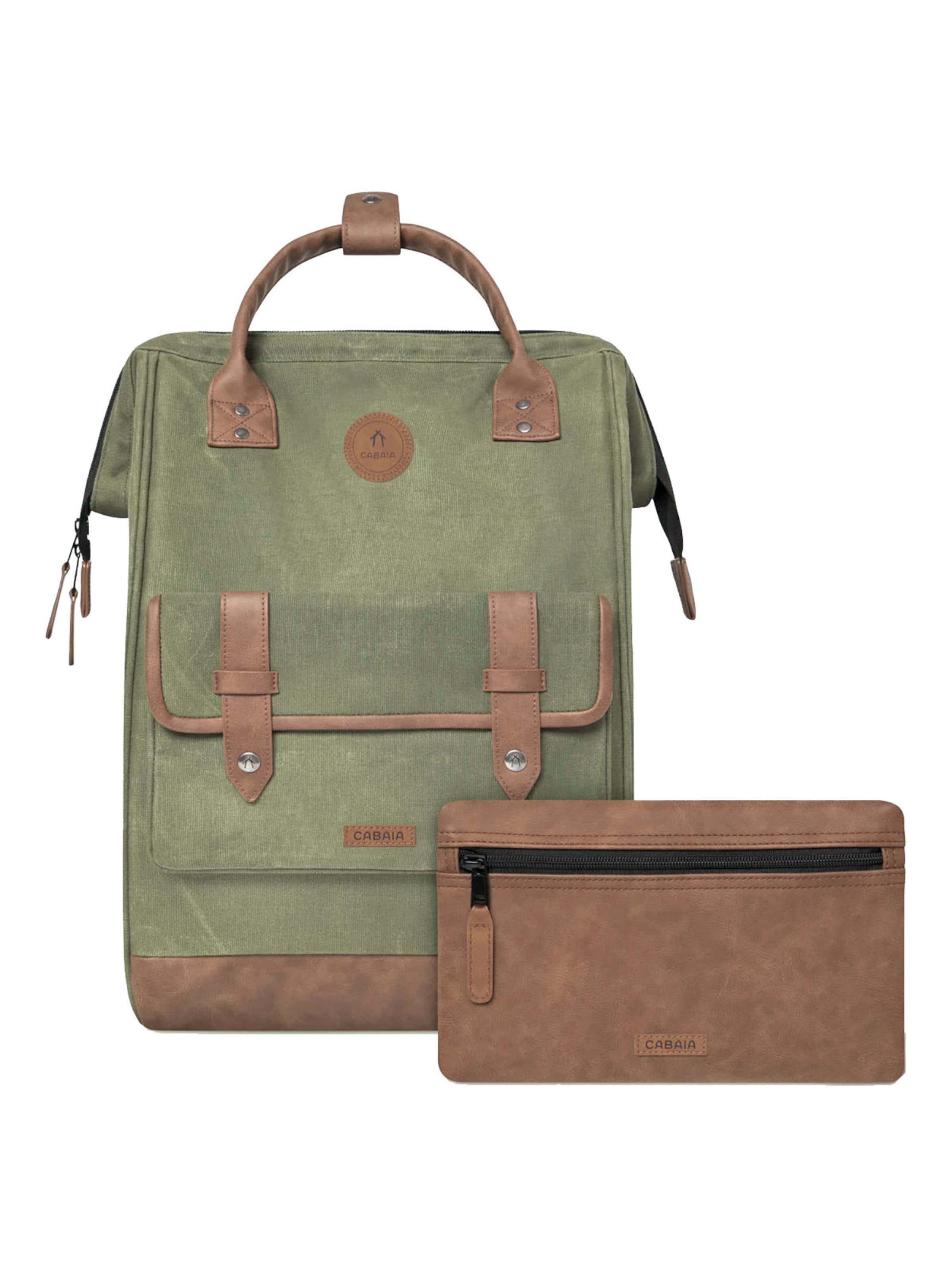 Cabaia Backpack 'Nicosia L' in Green: front
