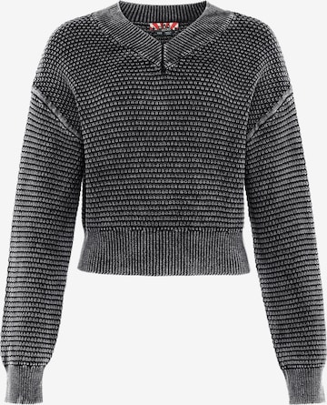 Pull-over myMo ROCKS en gris : devant