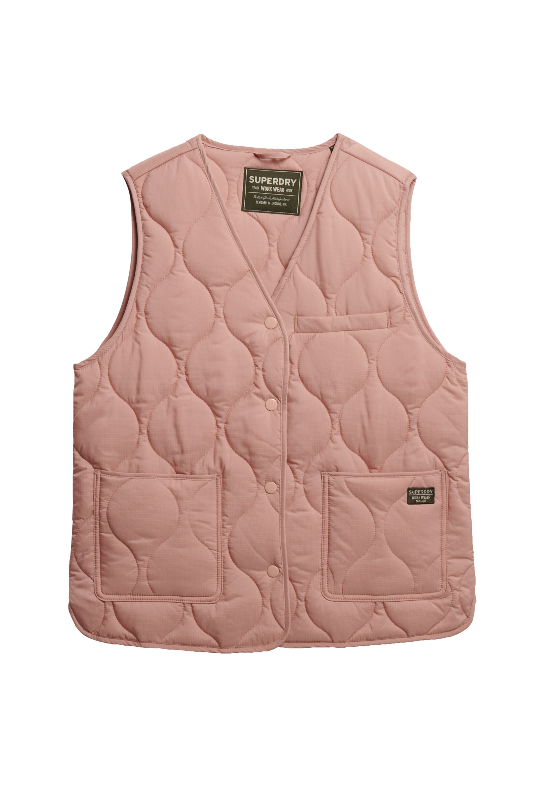 Gilet Superdry & Co en rose : devant