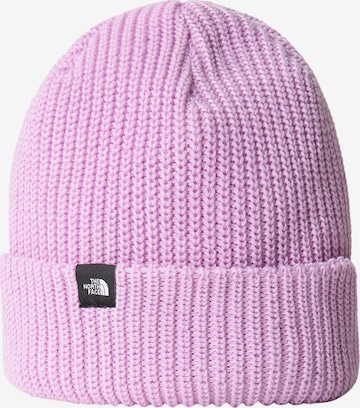THE NORTH FACE Beanie in Purple: front