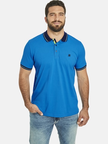 Jan Vanderstorm Shirt 'Totte' in Blauw: voorkant