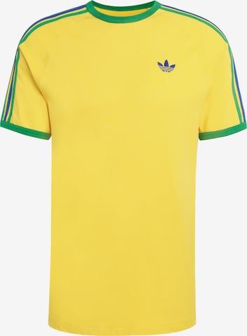 ADIDAS ORIGINALS Shirt in Yellow: front