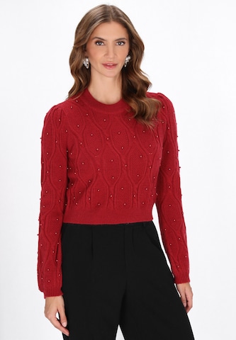 Pull-over 'Fashion Look' faina en rouge : devant