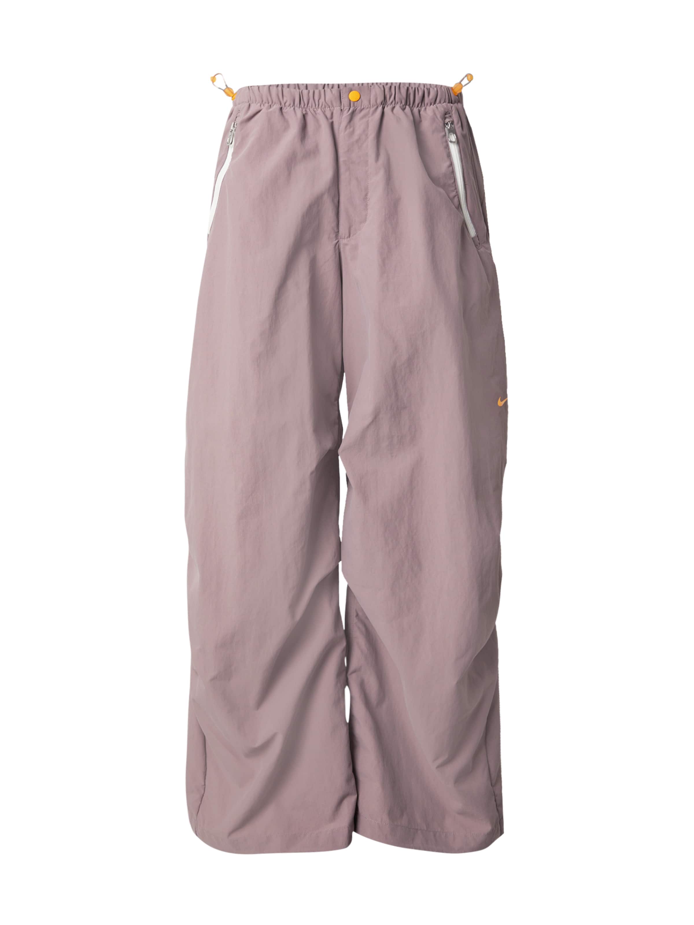 Nike SportswearLoosefit Hlače - siva boja: prednji dio