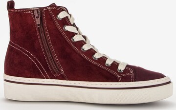 GABOR High-Top Sneakers in Red