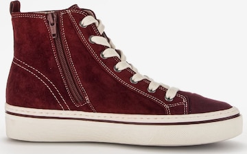 GABOR High-Top Sneakers in Red