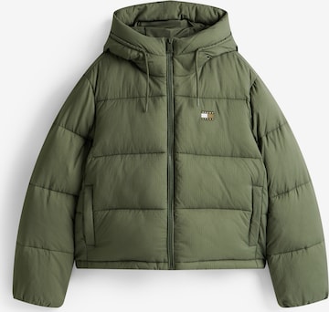 Veste d’hiver Tommy Jeans en vert : devant
