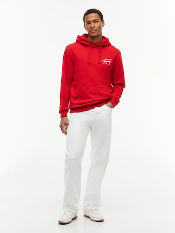 Sweat-shirt 'ENTRY' Tommy Jeans en rouge