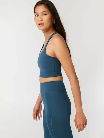 Girlfriend Collective Bustier Sport bh ' Paloma ' in Blauw