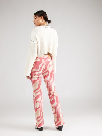 Summum Flared Trousers in Orange