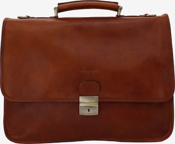 bupell Aktenkoffer 'Bosco' in Braun: Vorderseite