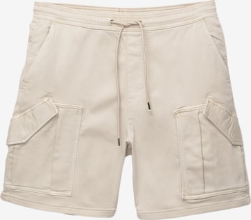 Loosefit Pantalon cargo Pull&Bear en gris : devant