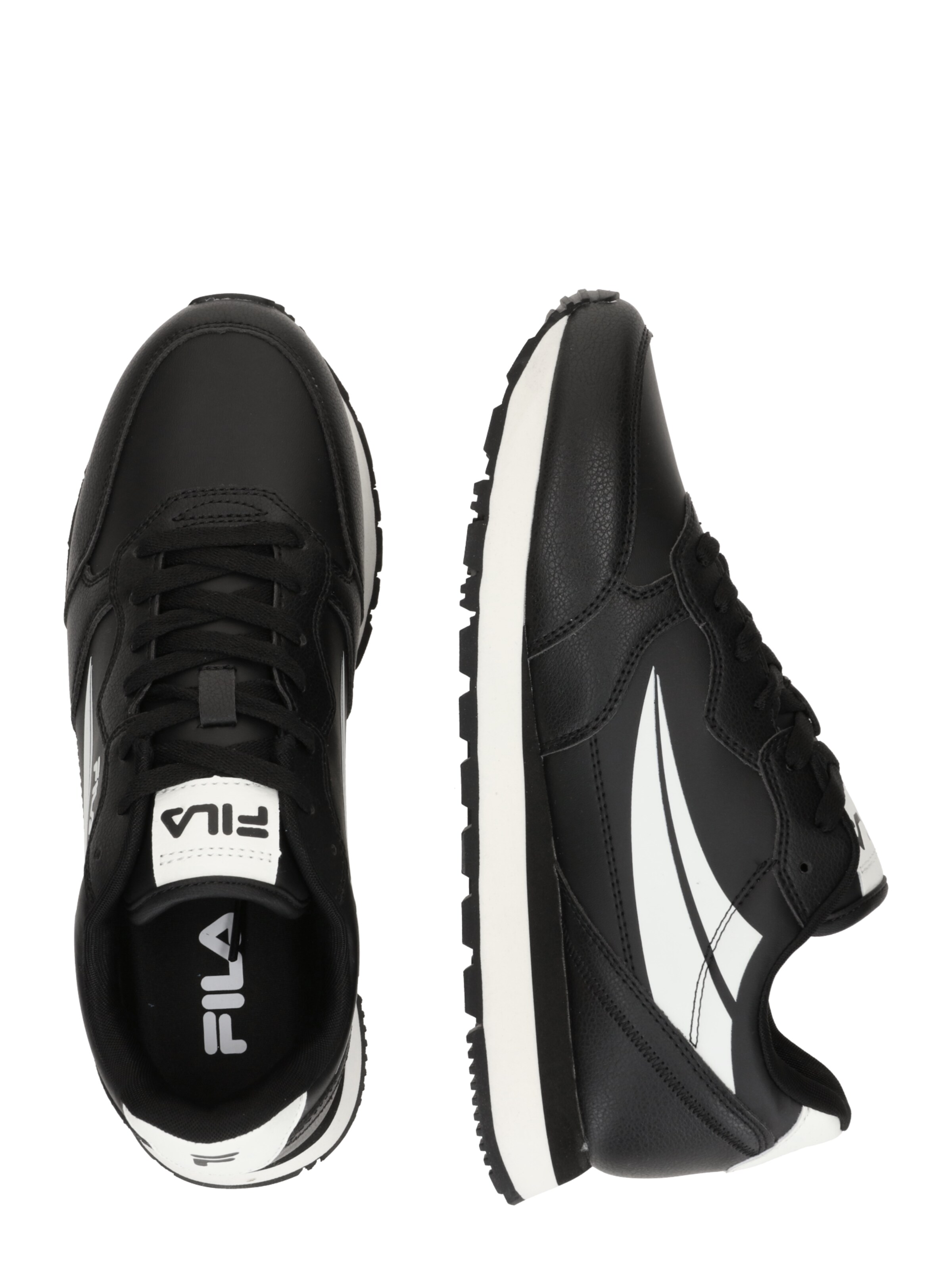 FILA Σνίκερ χαμηλό 'HYPERT' σε μαύρο