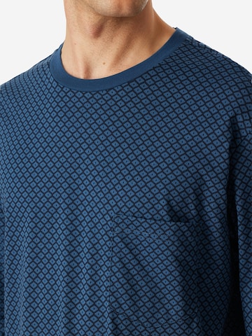 SCHIESSER - Pijama largo 'Essentials' en azul