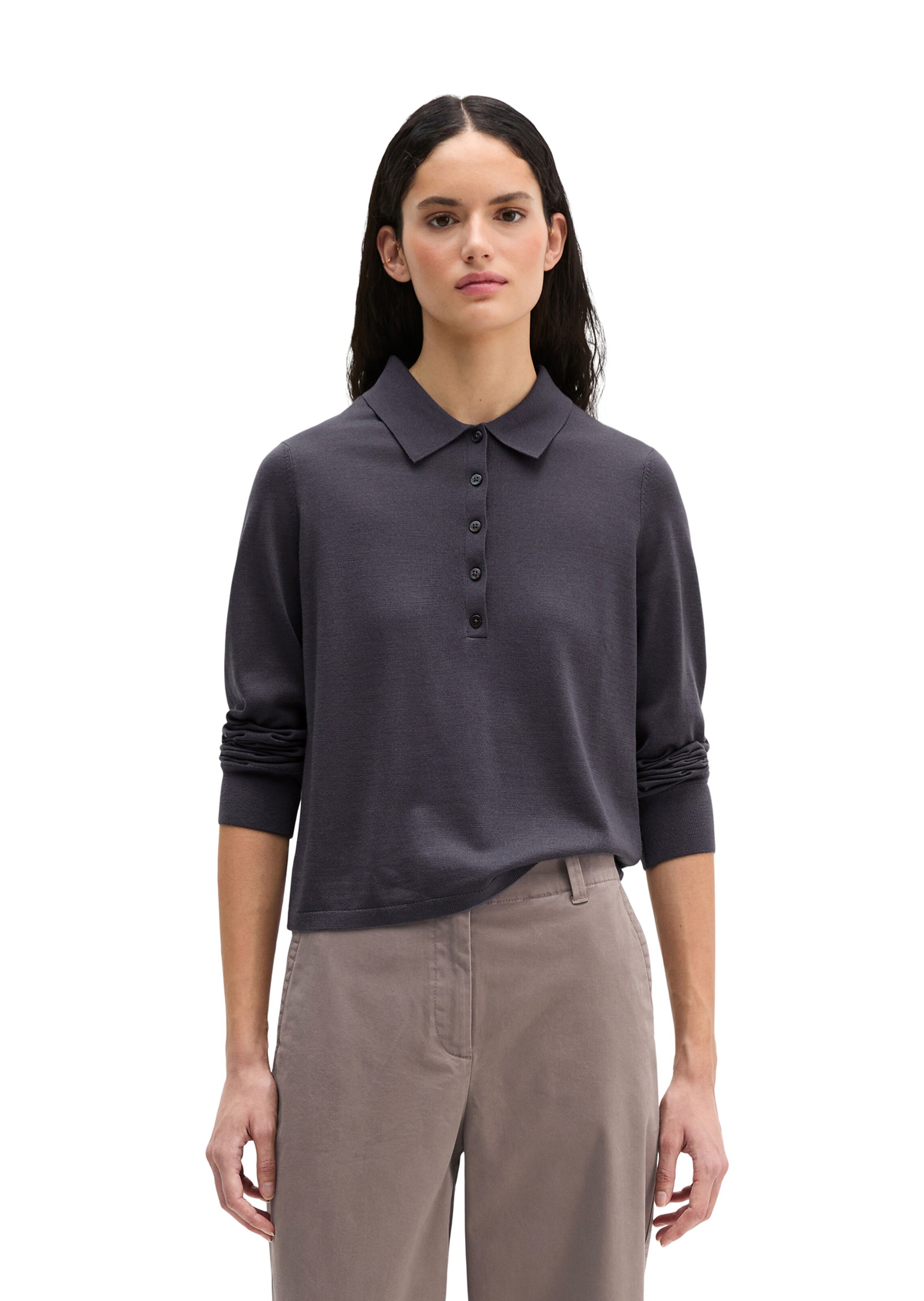 Marc O'Polo Sweater in Grey: front