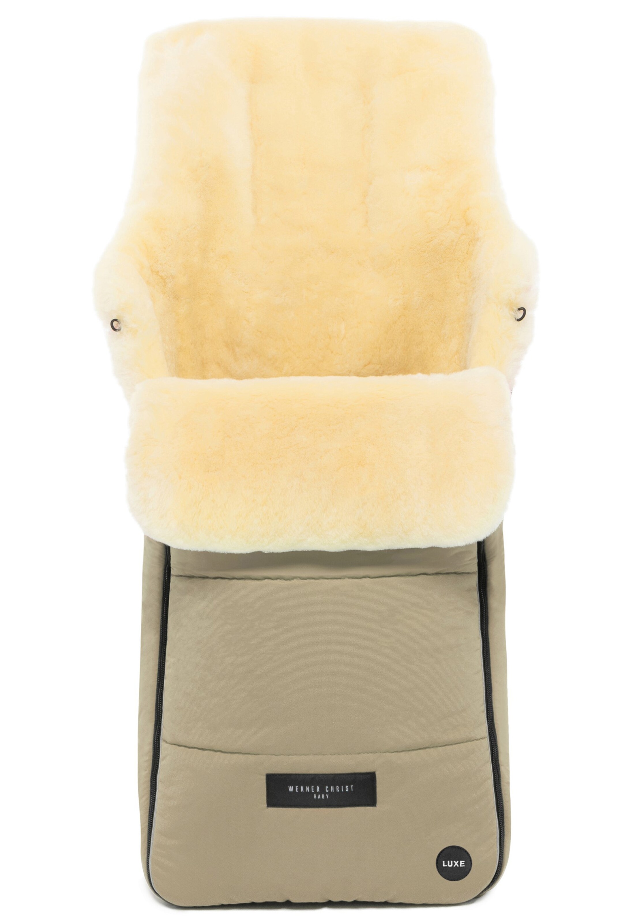 Werner Christ Baby Kinderwagen accessoires 'AROSA LUXE' in Beige: voorkant