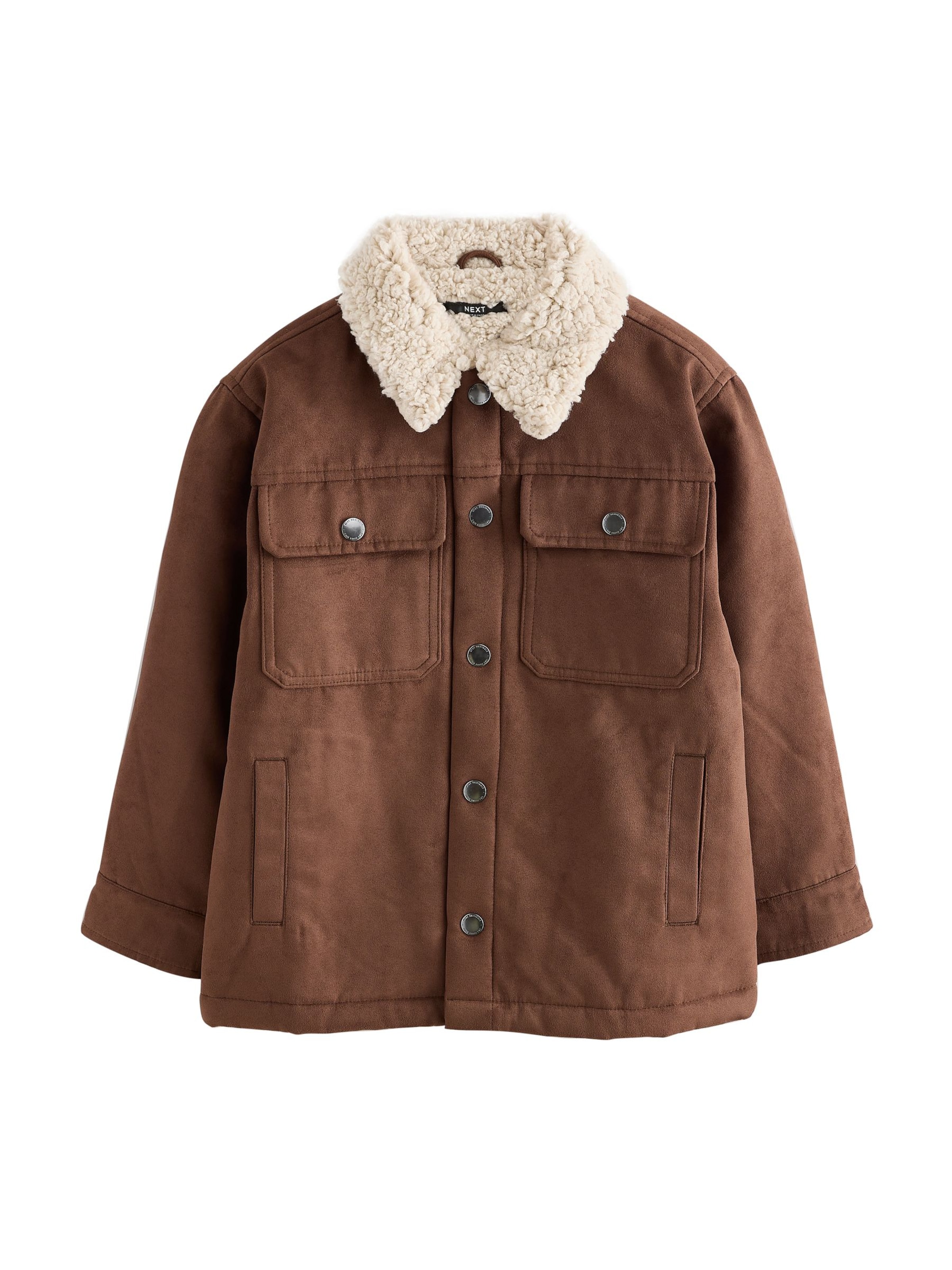 Next Jacke in Braun: Vorderseite
