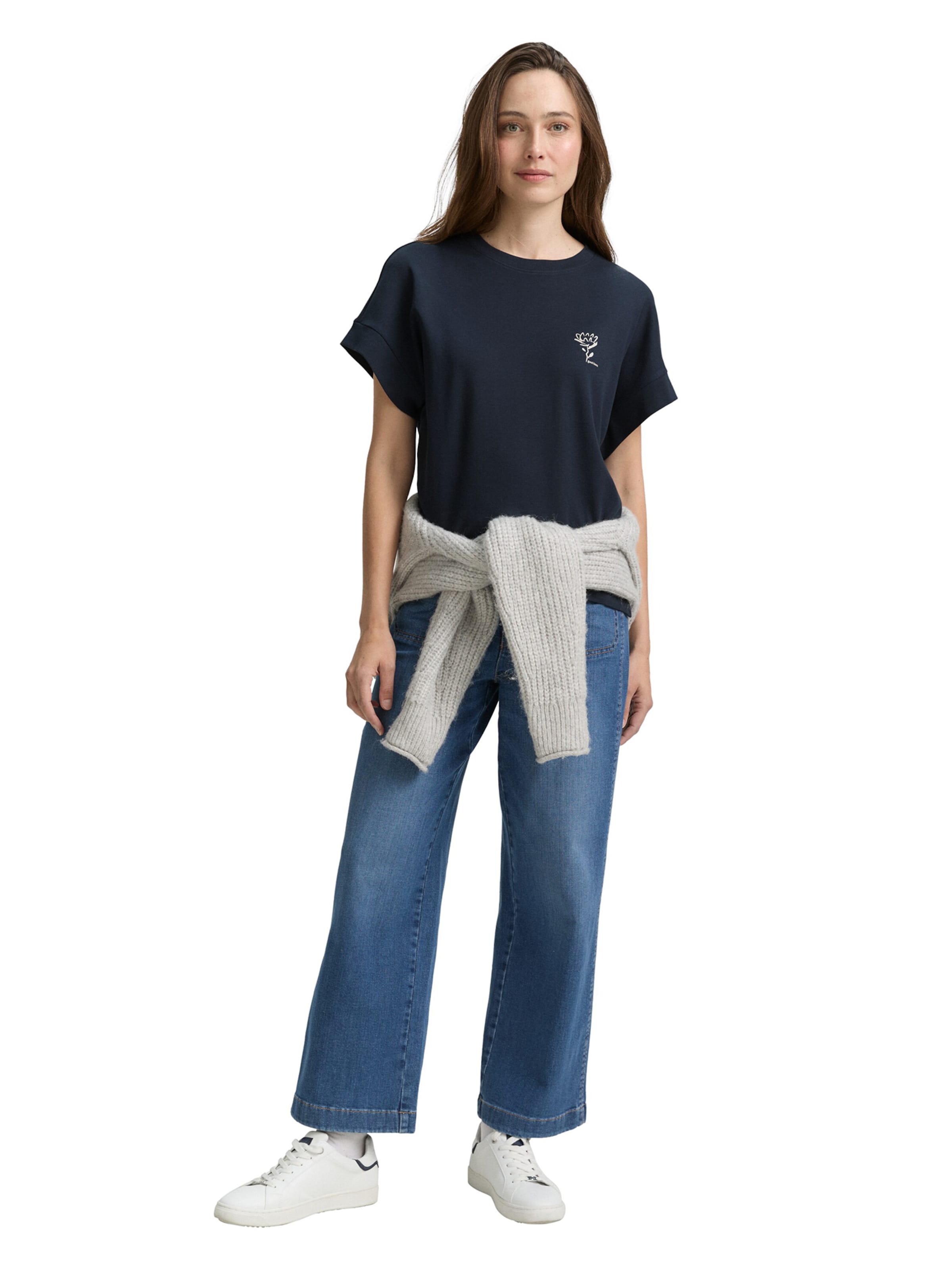 TOM TAILOR T-shirt i blå