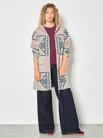 Apricot Knitted costume cardigan ' ' in Grey