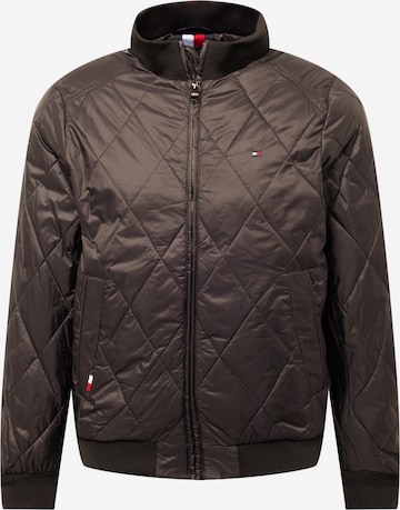 TOMMY HILFIGER Between-season jacket in Black: front