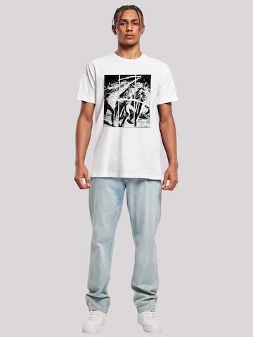 T-Shirt 'Zorro' F4NT4STIC en blanc