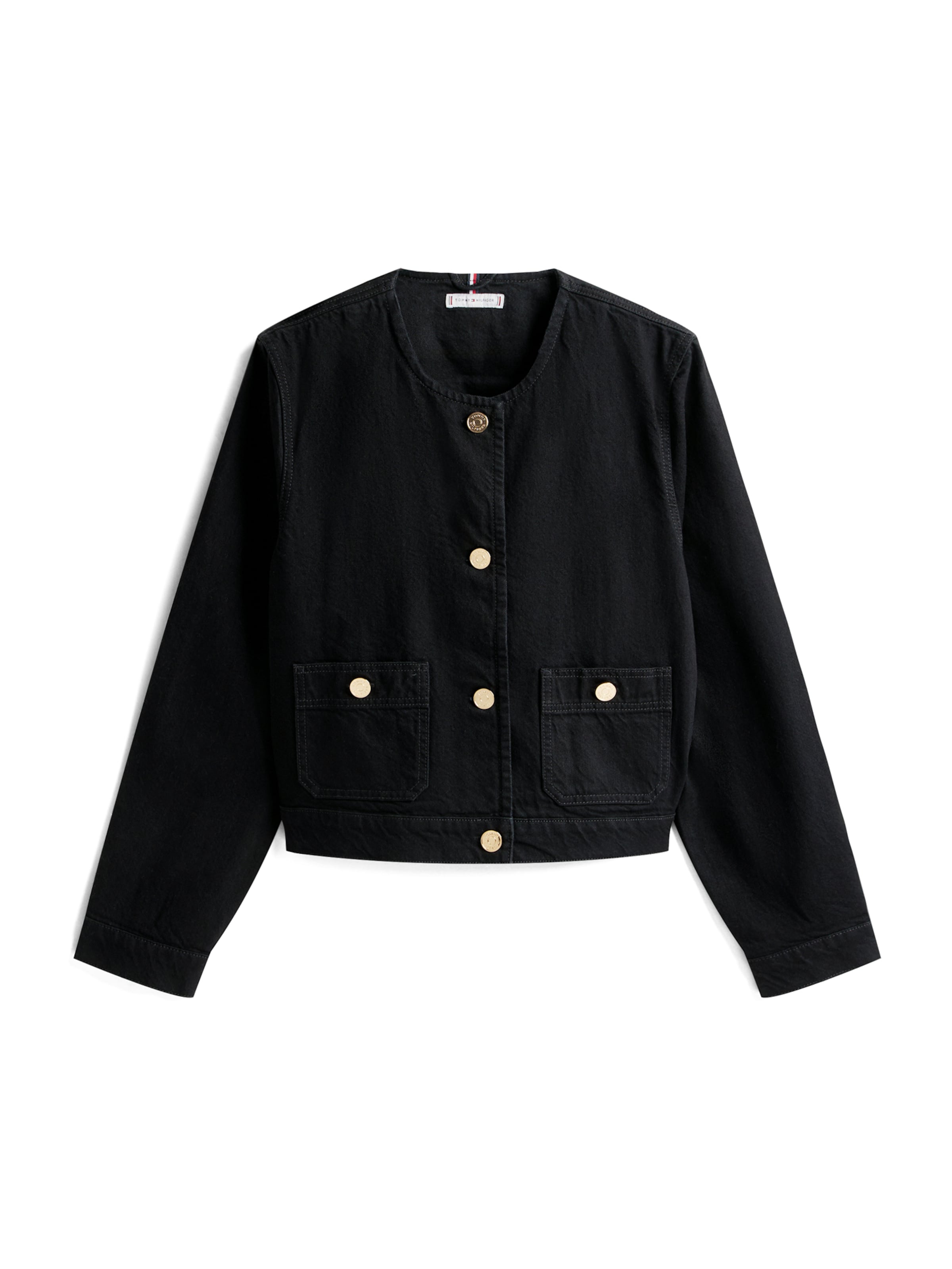TOMMY HILFIGER Kurtka przejściowa w kolorze czarny: przód