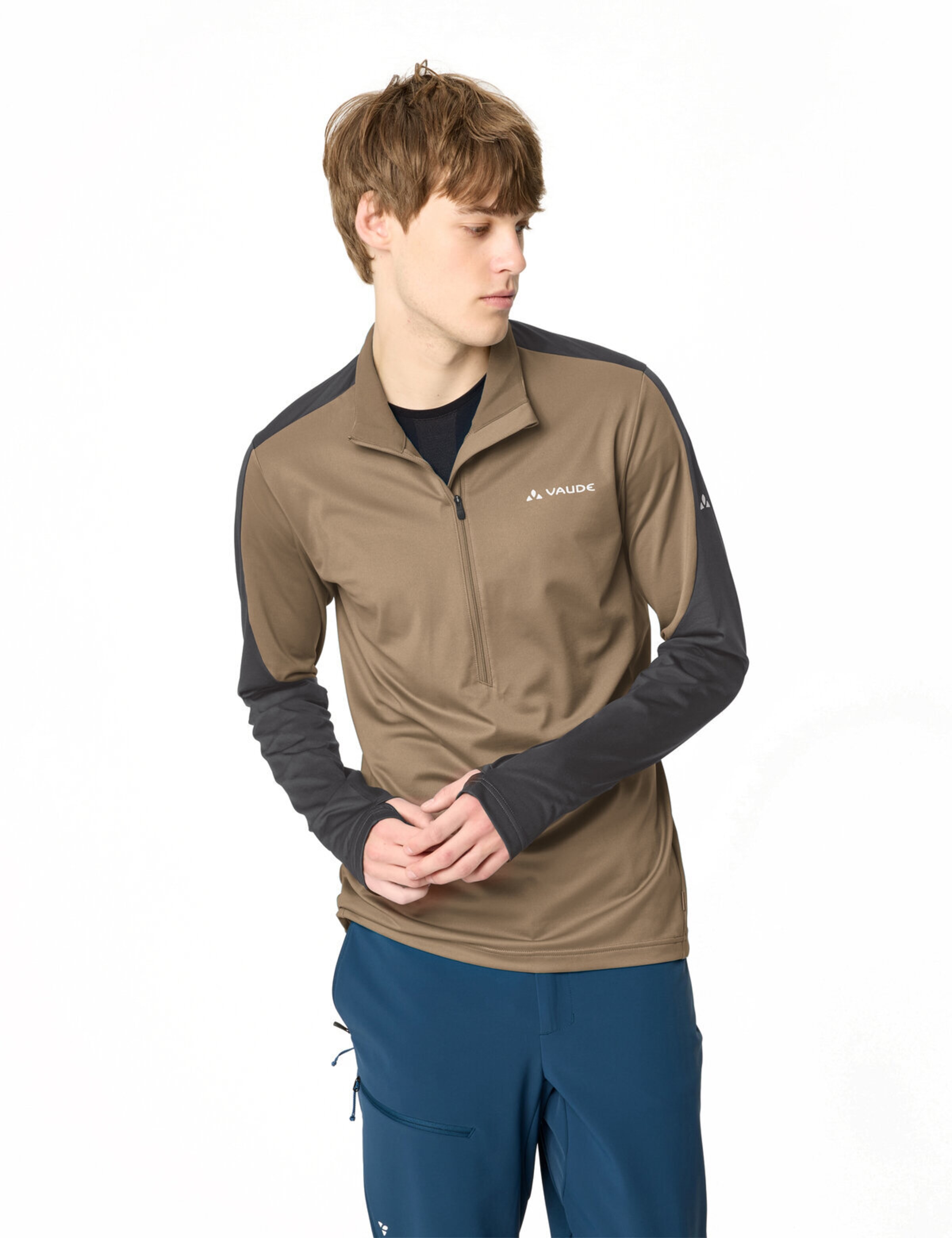 VAUDE Sports sweater in Beige