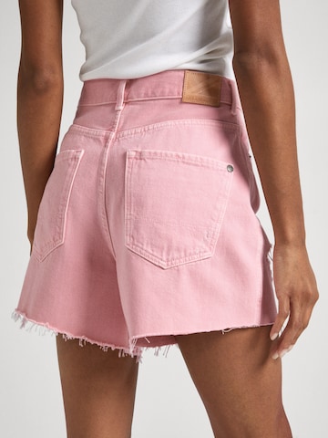 Pepe Jeans Loose fit Pants in Pink