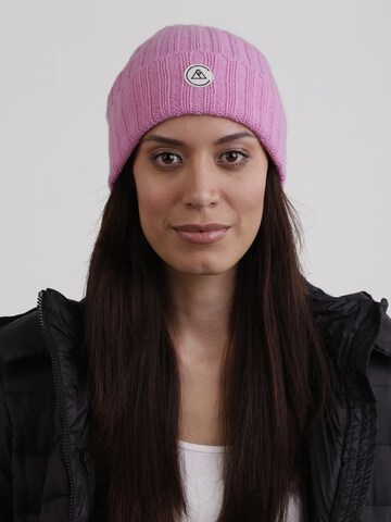 CASH-MERE.CH Beanie in Pink: front