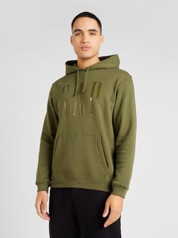 GAP Sweatshirt in Grün: predná strana