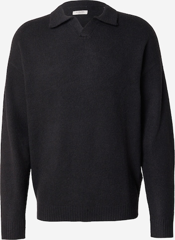 Pullover 'JREBSONAR' di JJ Rebel in nero: frontale
