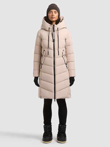 khujo Winter Coat ' Mikia4' in Beige