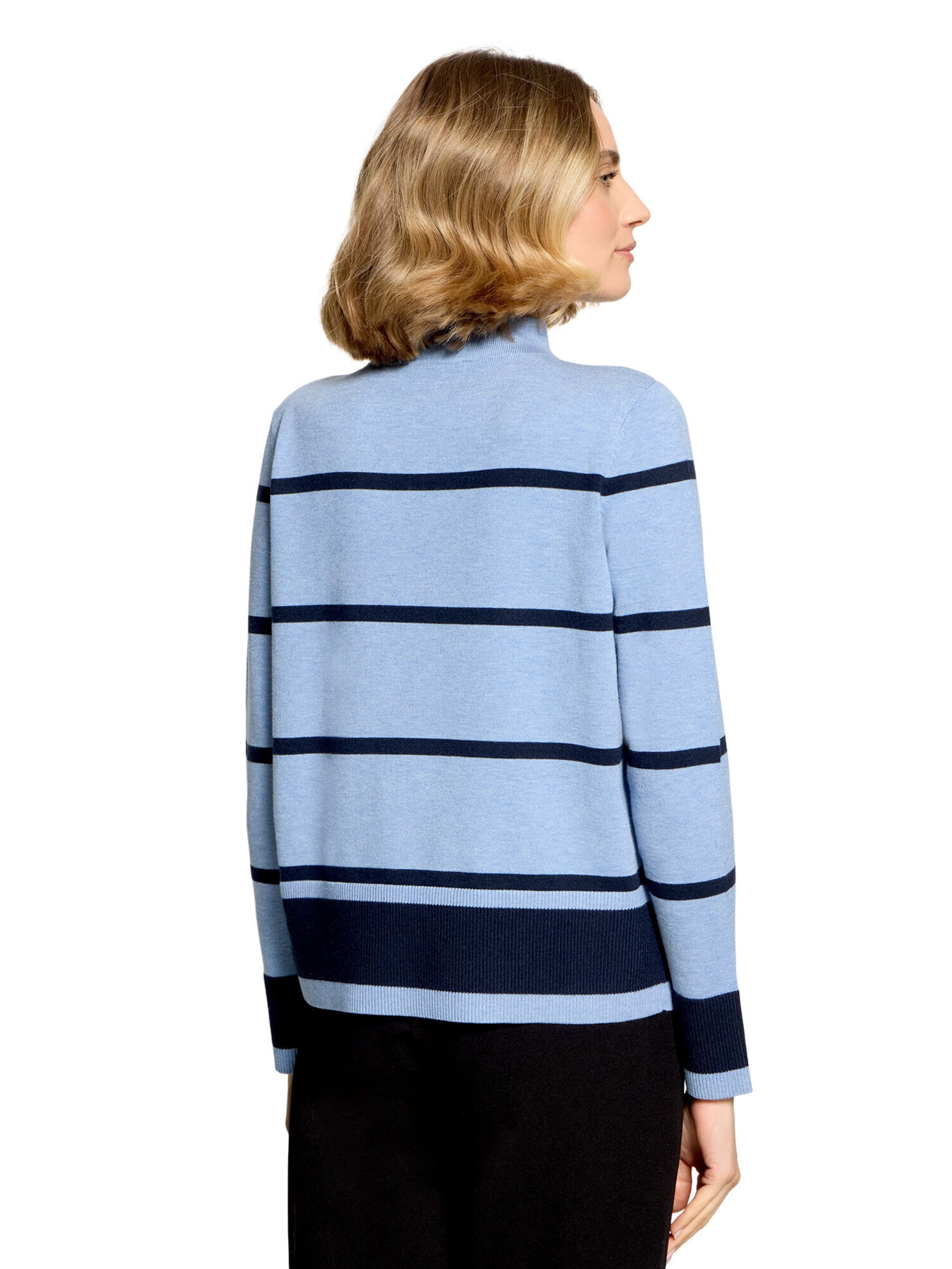 Betty Barclay Feinstrickpullover mit Stehkragen in Blau