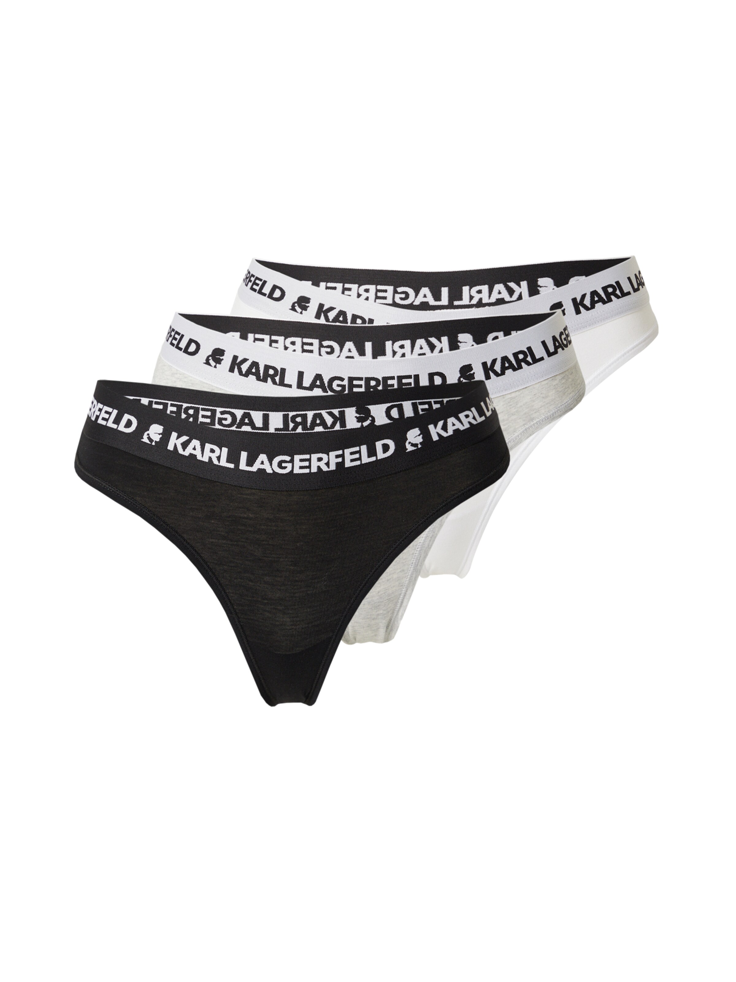 Karl Lagerfeld - Tanga en gris: frente