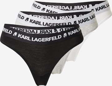 Karl Lagerfeld - Tanga en gris: frente