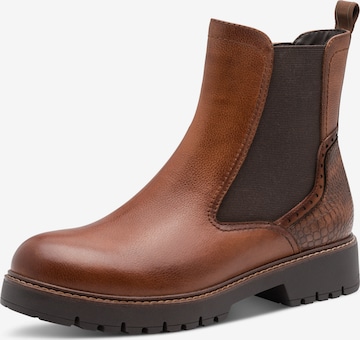 Tamaris Stiefelette in Braun: Vorderseite